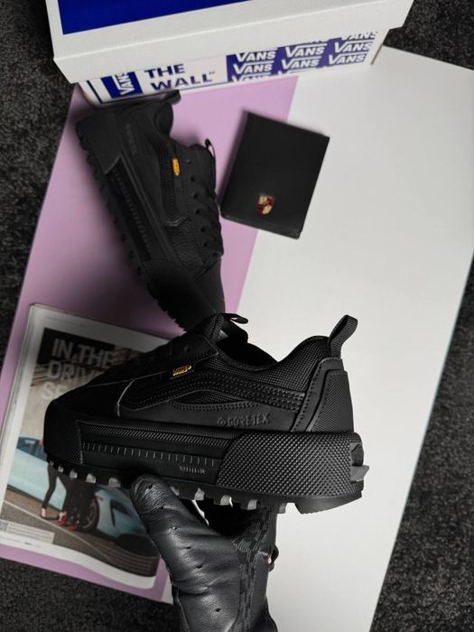 Женские кеды ванс олд скул гортекс Vans Old Skool MTE-1 GTX All Black