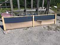 Panel bramy garażowej segmentowej RAL7016 Woodgrain