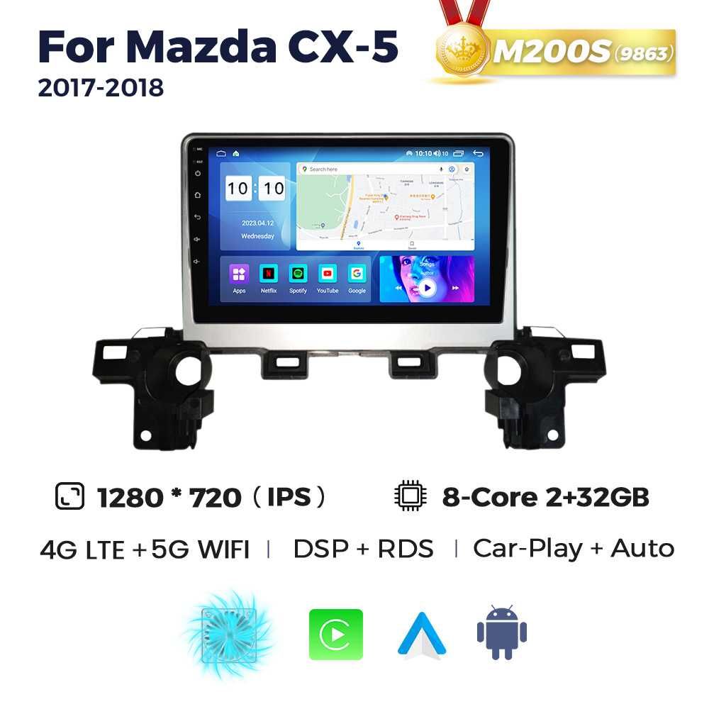 Штатна магнітола Mazda CX5 CX-5 2011 2017 android 10 GPS навігація