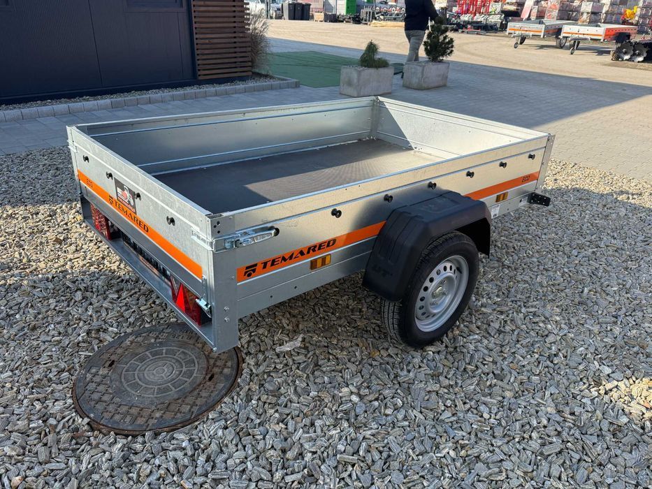 Temared ECO 2312 KIPP - uchylny dyszel, nowa przyczepka samochodowa