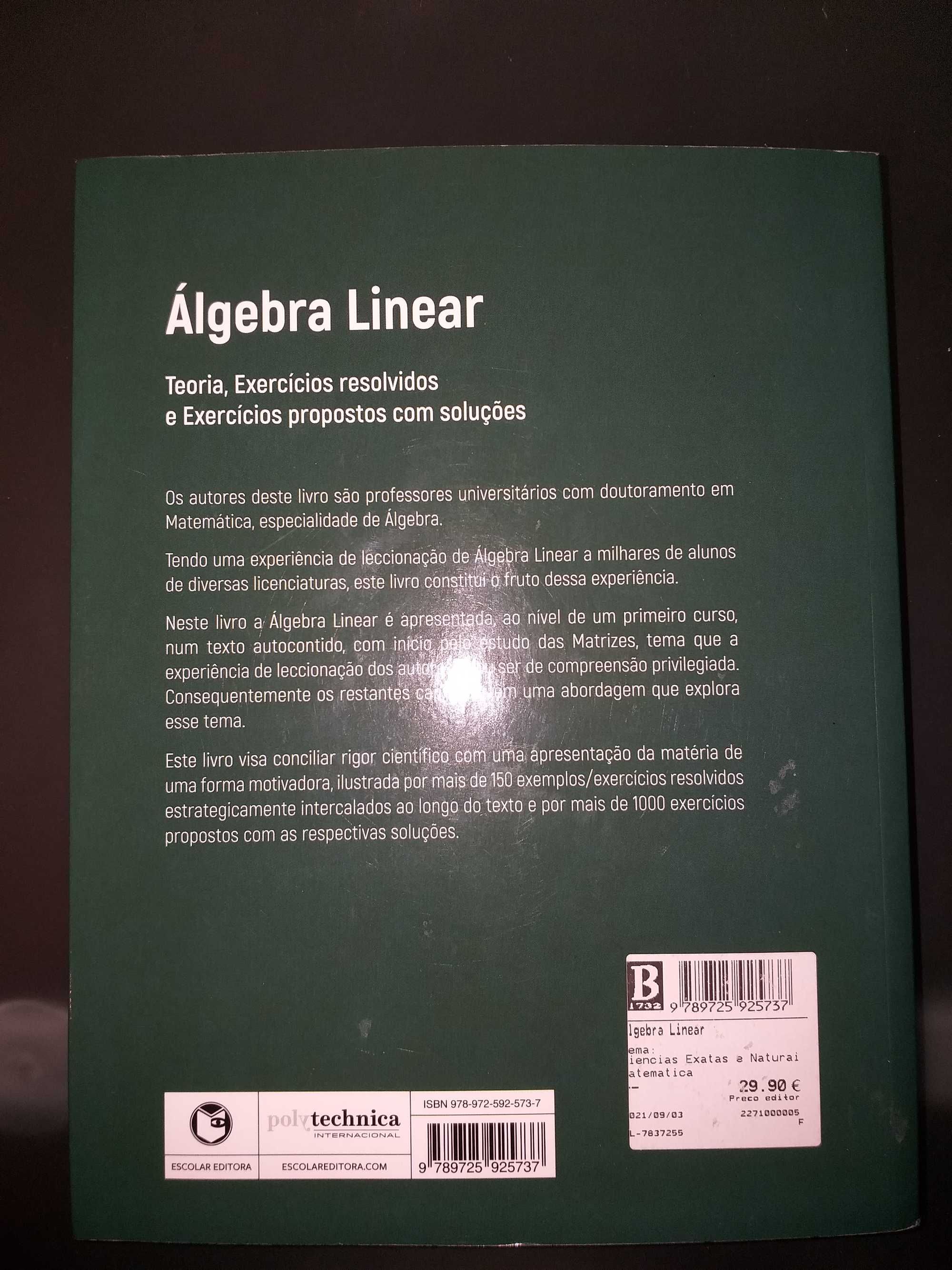 Livro Álgebra Linear