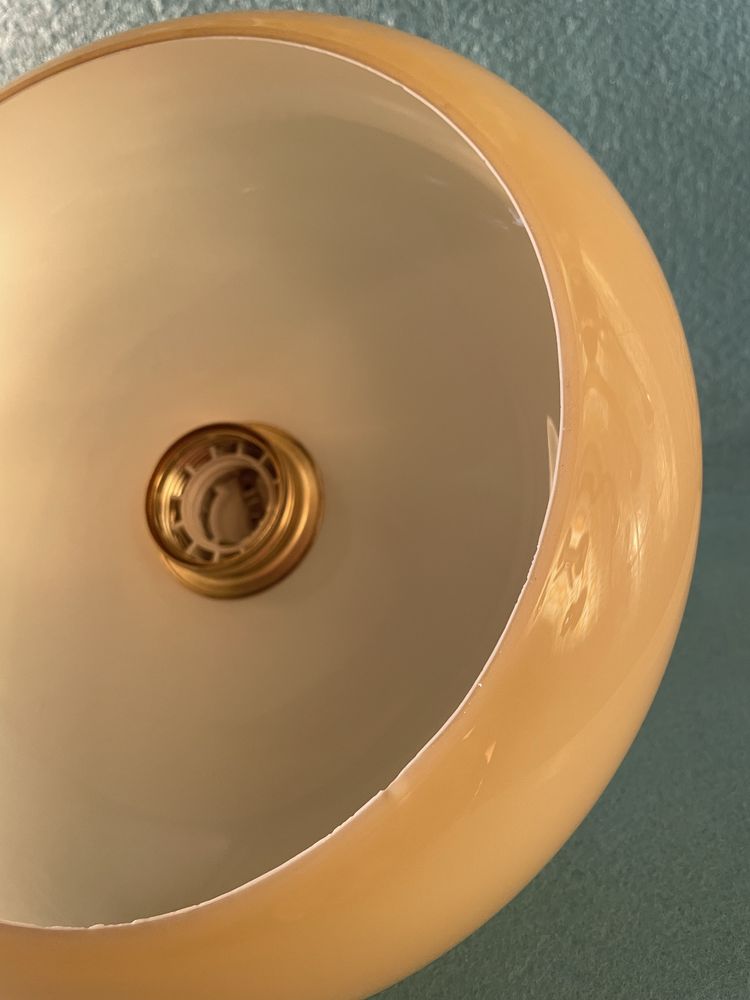 Candeeiro / Lustre opalino antigo