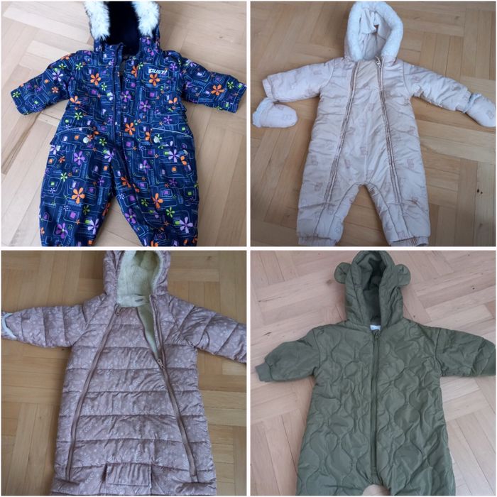 Демисезонний комбинезон 74 р, Зимовий комбінезон 9-12 міс, конверт зим