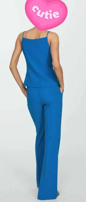 Komplet spodnie kamizelka mango