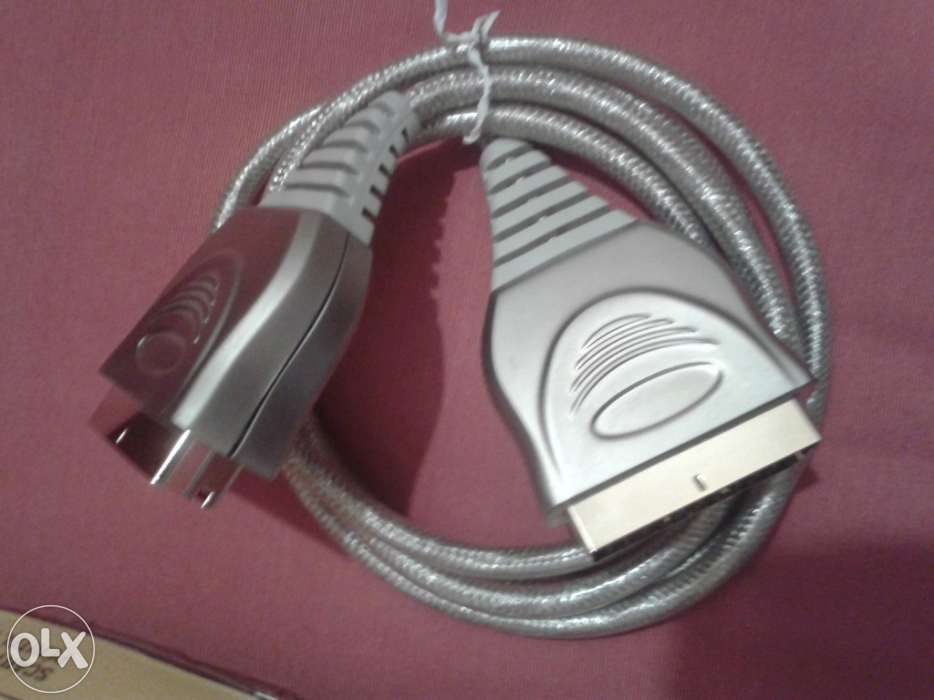 Philips- Cabo scart Gold 24K