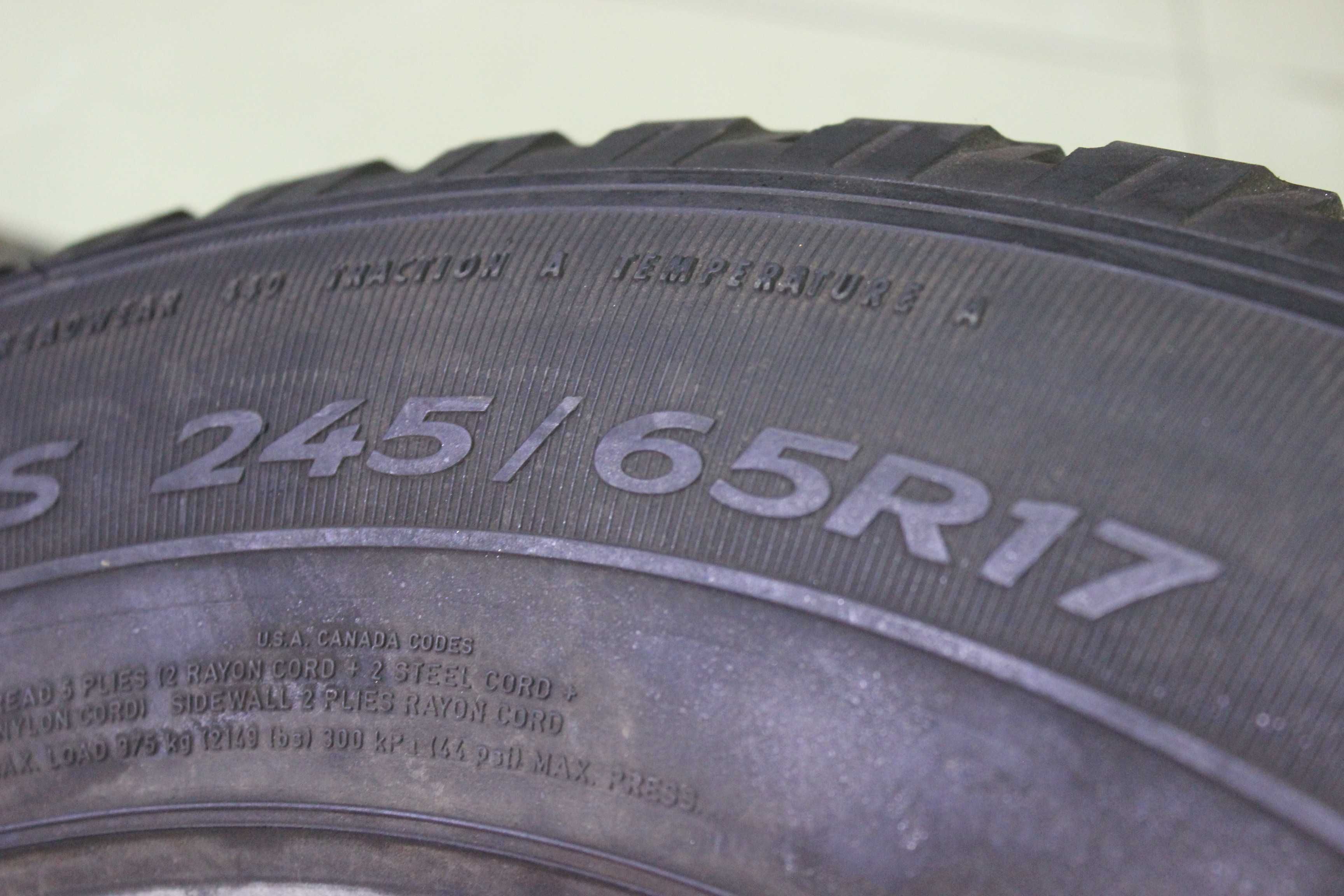 245-65-R17 GOODYEAR WRANGLER пара 2 штуки  резины Germany