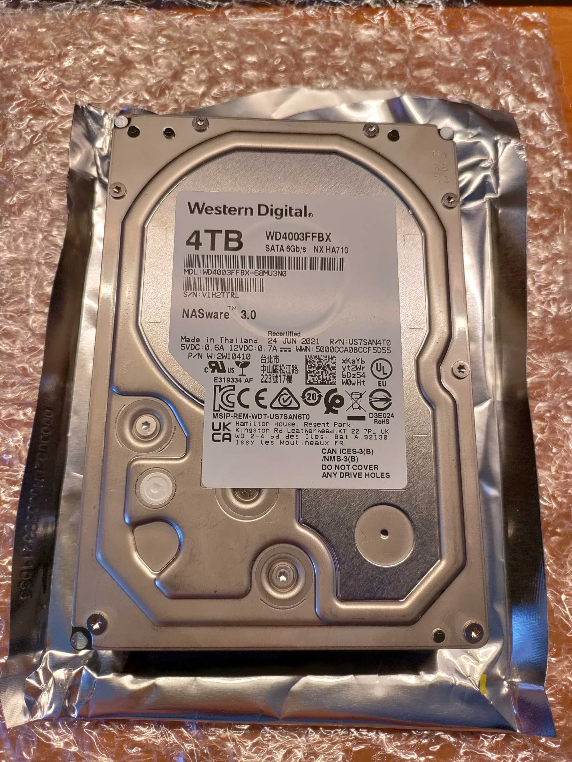 2x Dysk twardy HDD WD Western Digital WD4003FFBX