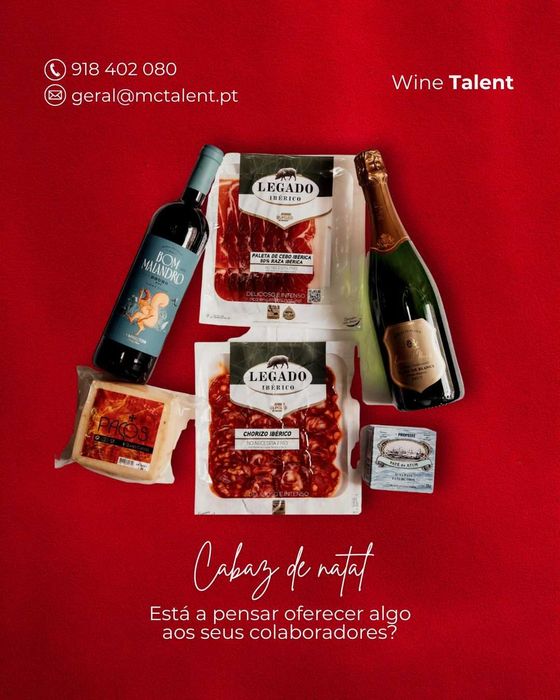 Torne este Natal memorável com cabazes personalizados da Wine & Talent