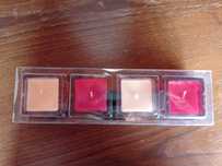 Set 4 velas com base madeira