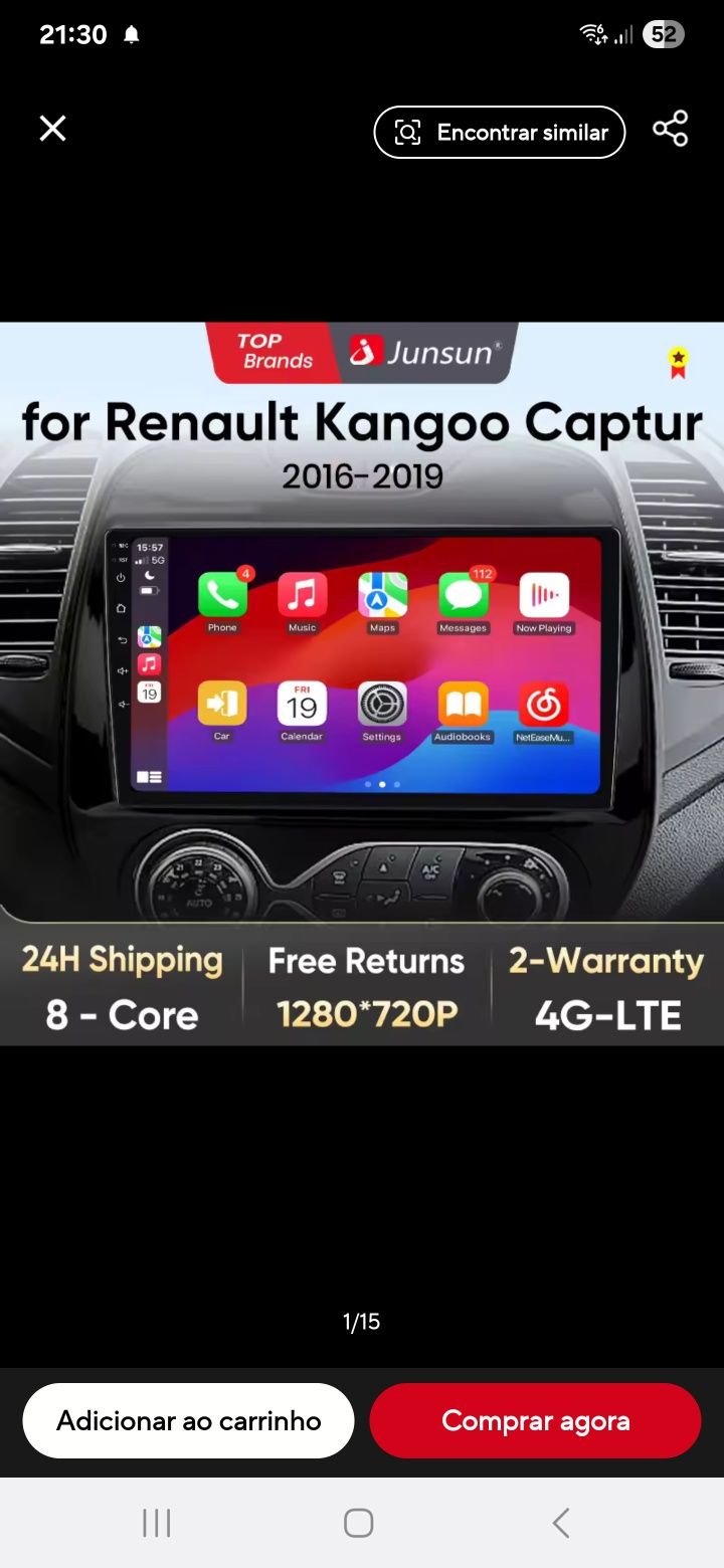 Radio android kadjar captur