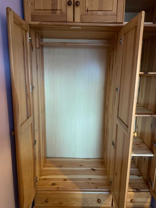 szafa sosnowa z nadstawka