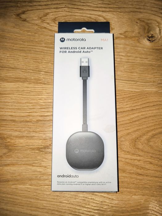 MOTOROLA MA1 Bezprzewodowy adapter samochodowy 5 GHz WiFi Bluetooth