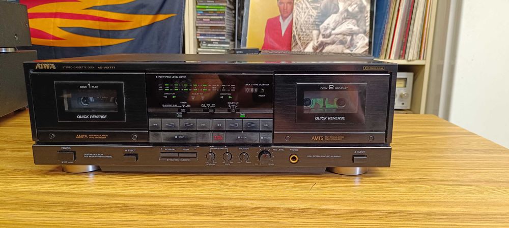 Кассетна дека Aiwa AD-WX 777 (стан ! )