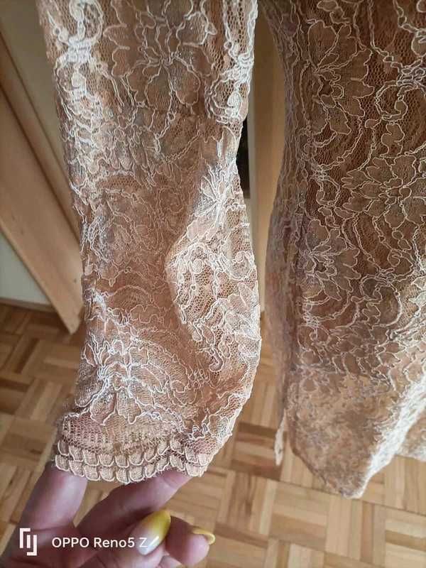 Tunika z crop-topem /elegancka roz.36-38