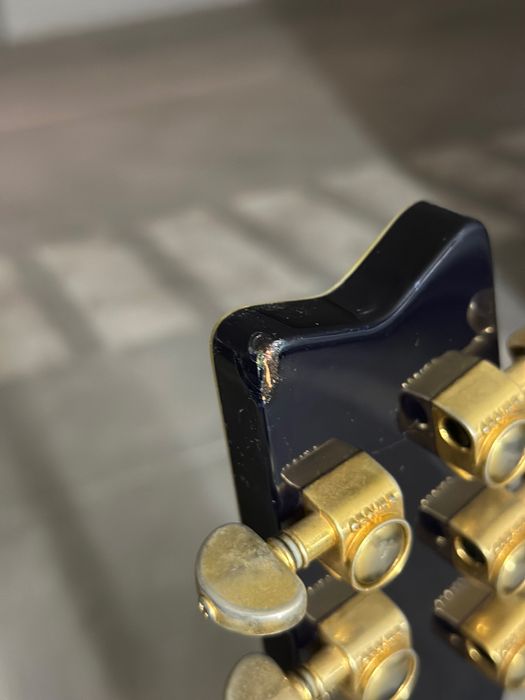 Washburn EA36 Robert Plant transparent blue