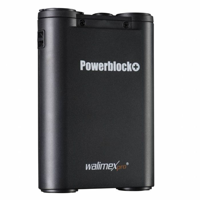 WALIMEX PRO PowerBlock II Preto p/ flashes compactos