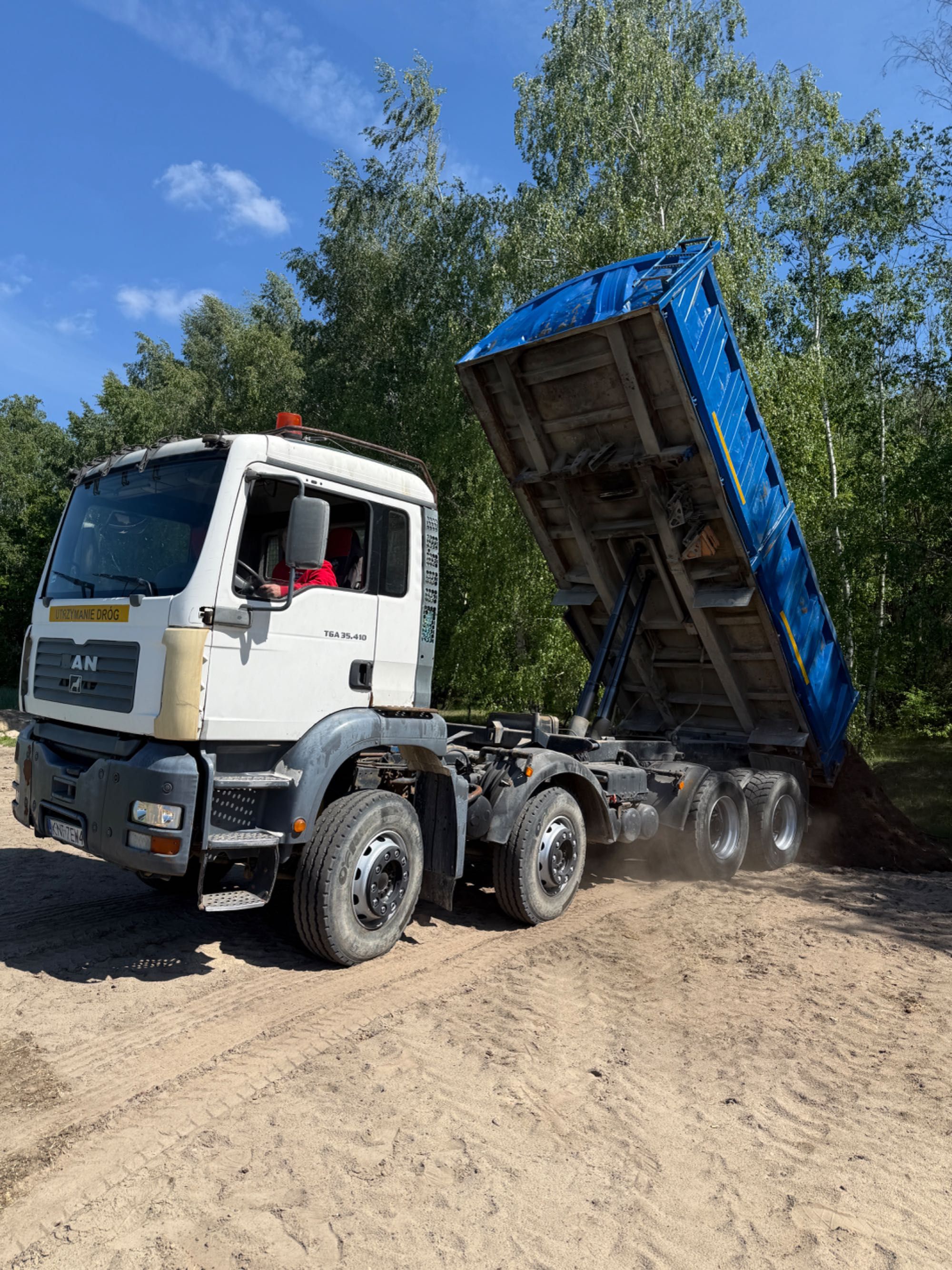 Wywrotka MAN TGA 35.410 4-ośka 2004 r Wywrot 8x4 WOZIDŁO TANIO FAKTURA