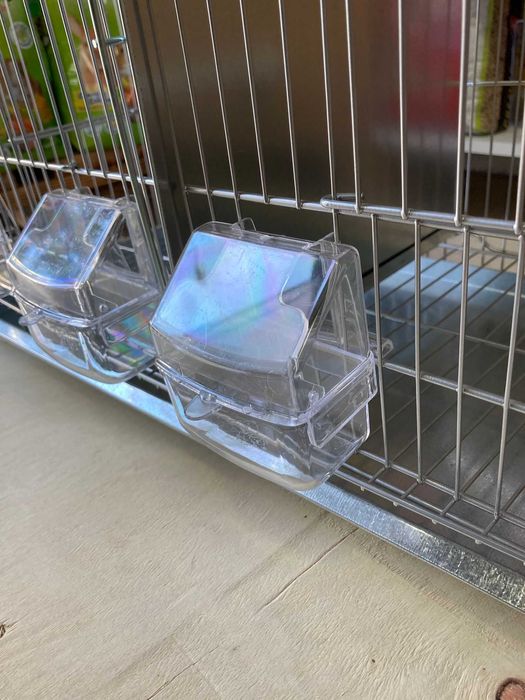 NOVO - Viveiro ZINCADO criação Canários, viveiro duplo 57cm