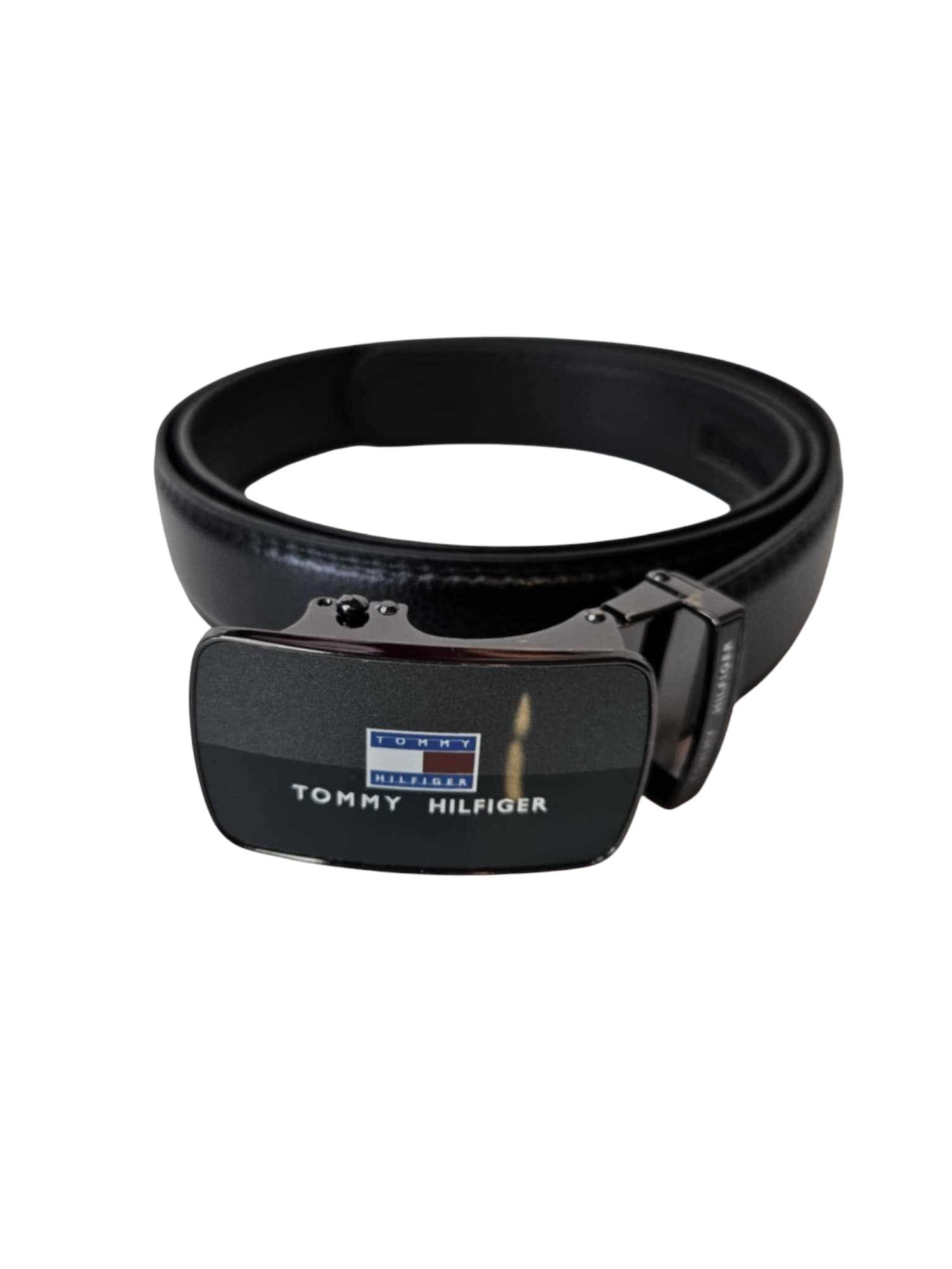 Tommy Hilfiger Pasek Męski Czarny
