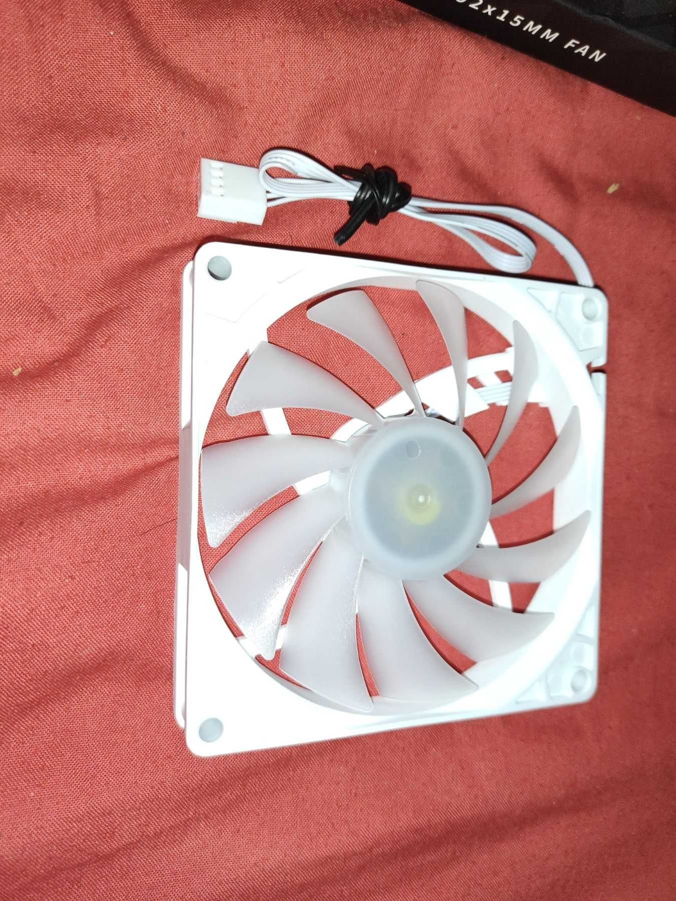 Ультра тонкий белый кулер MetalFish 92мм для ITX корпусов
