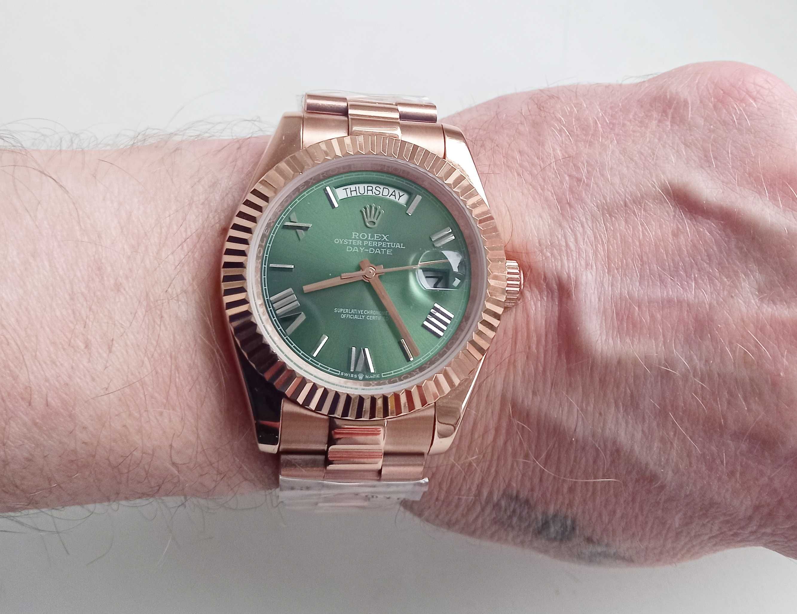 Годинник Rolex *day-date*blackgreen* клас ААА