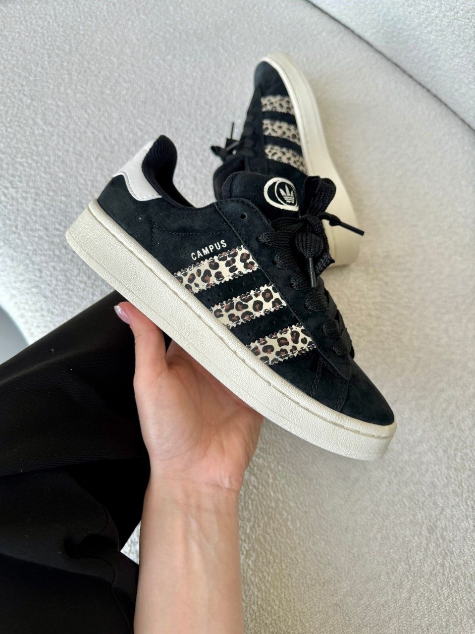 кросівки  Adidas Campus 00s Black/Leopard  р36-40