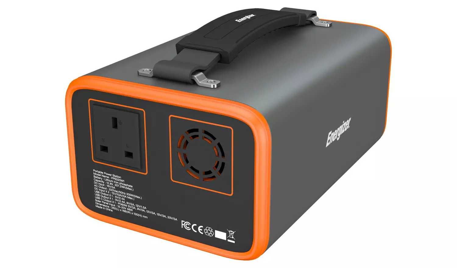 Портативна зарядна станціяEnergizer PowerStation 307.2Wh(96000mAh)