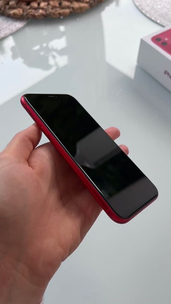 Apple iPhone 11 64GB | RED | jak nowy | bateria 84% | NOWE słuchawki