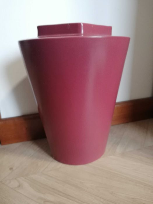 Wazon ceramiczny ASA Selection bordowy 34cm DUŻY