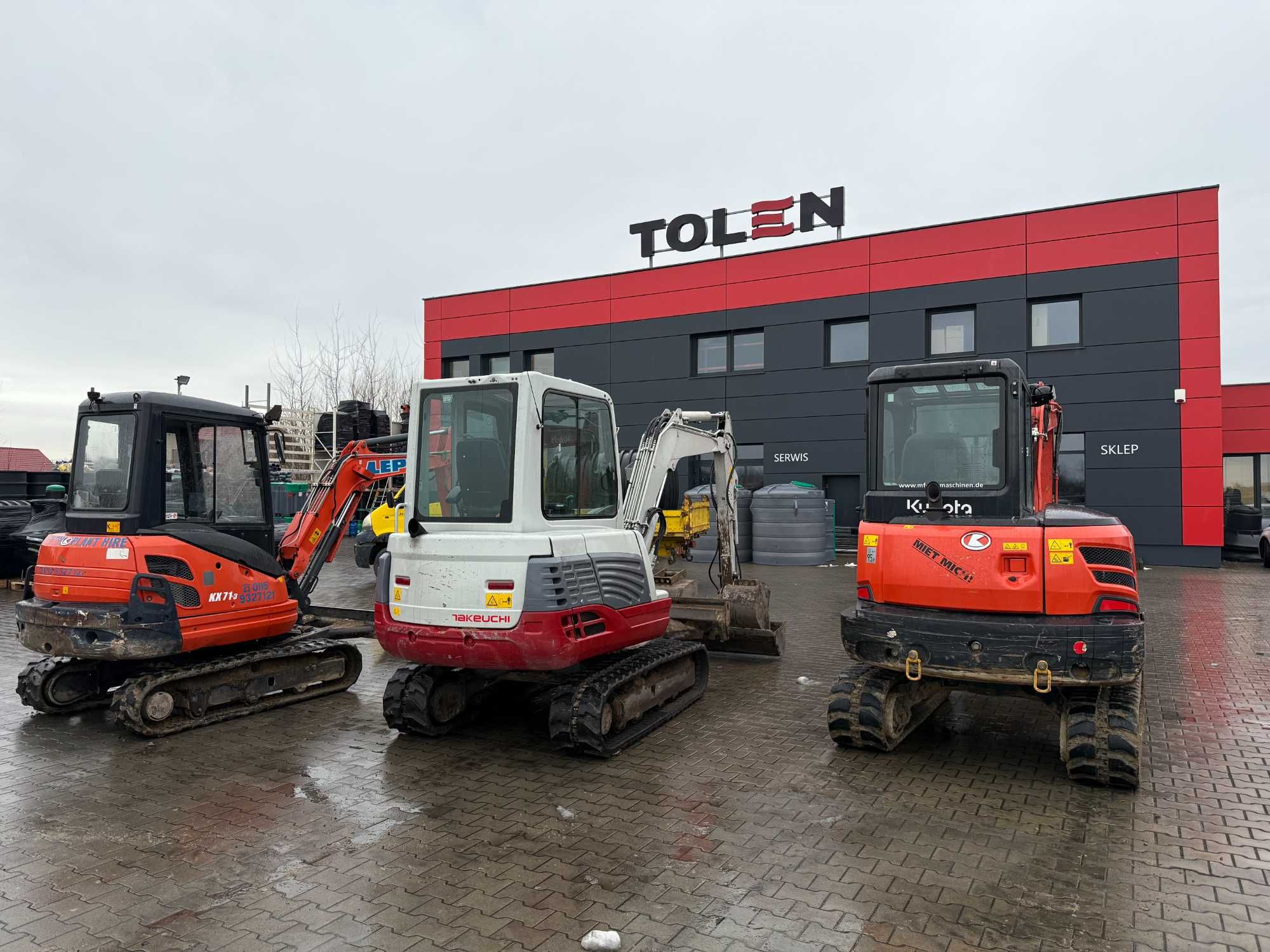 Wynajem koparki Takeuchi TB235 z operatorem lub bez!