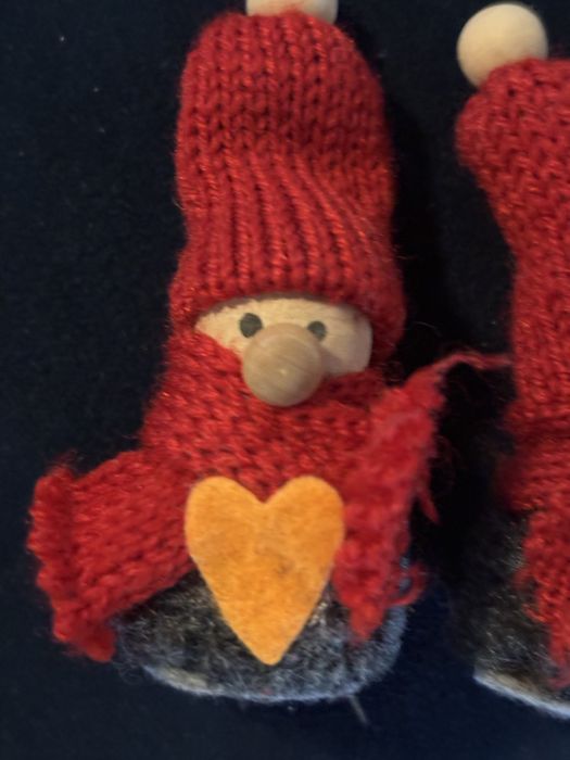 4 w komplecie drewniane zawieszki rekodzielo