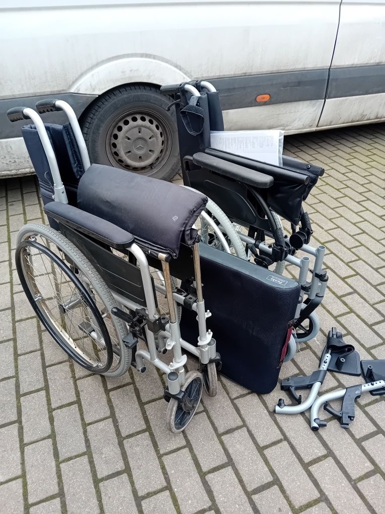Wózek inwalidzki balkonik