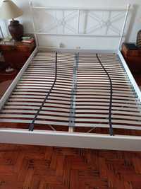 Cama Ikea Casal + Barras