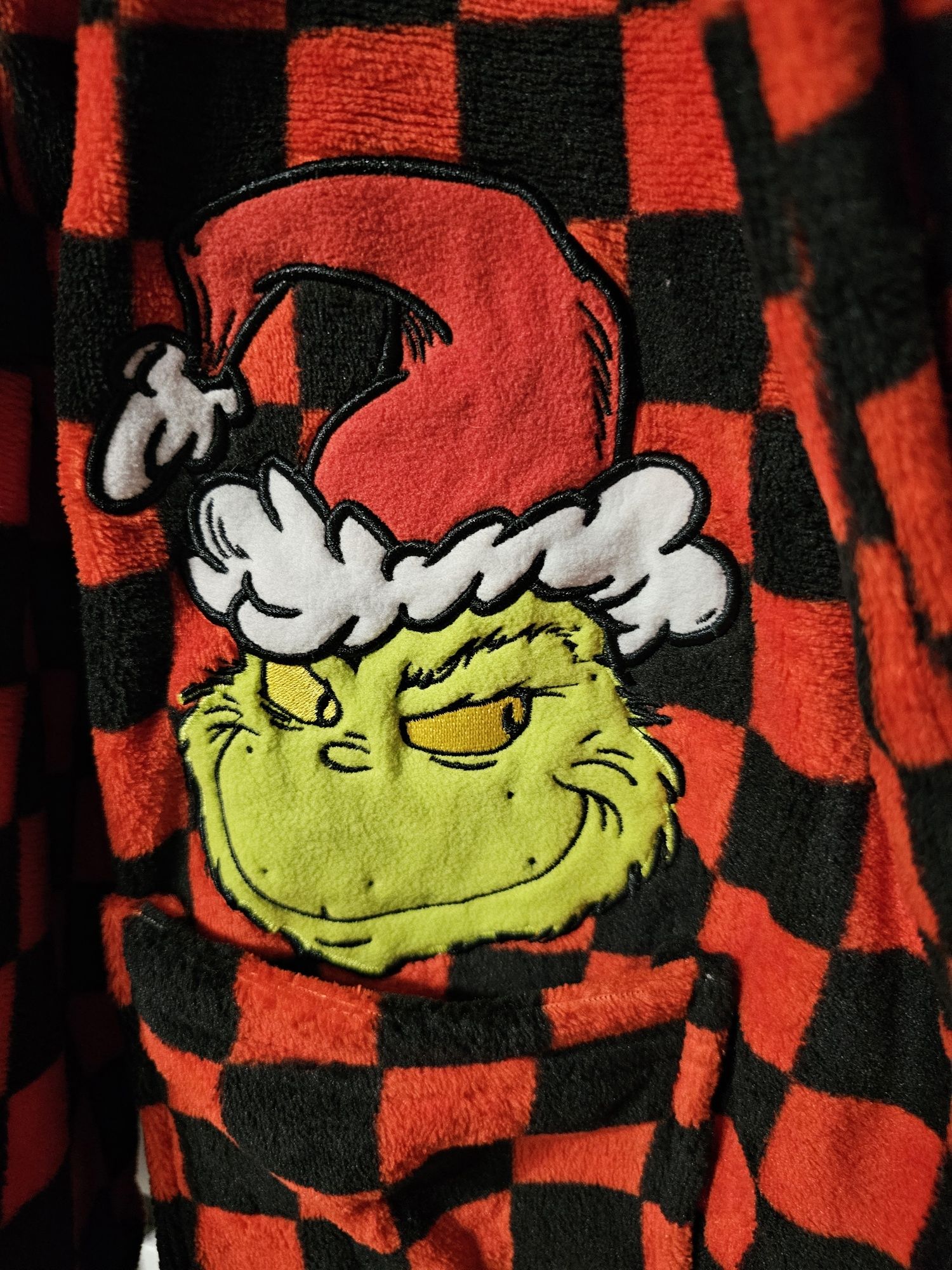 Nowy szlafrok z kapturem House Grinch