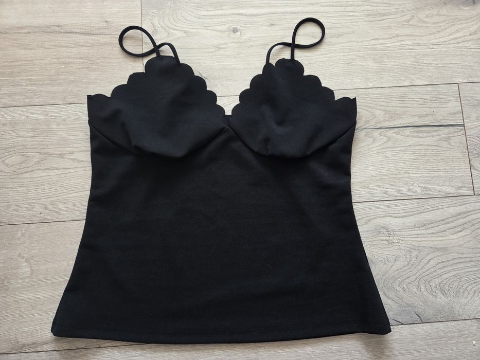czarny top nowy L XL