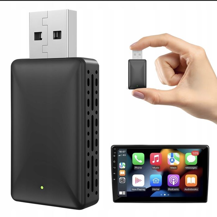 Adapter CarPlay / Android Auto – bezprzewodowy moduł USB stan idealny