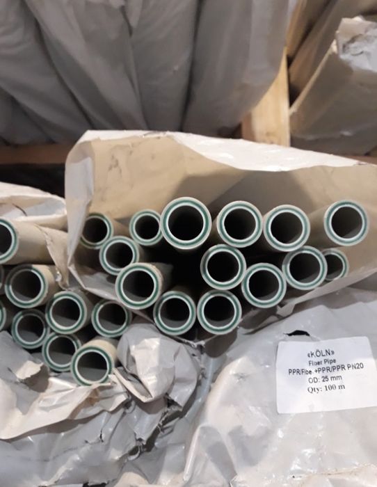 Труба для опалення поліпропіленова KOLN Steklo (Німеччина).D 25