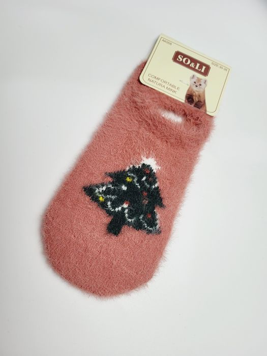 Skarpety dziecko a'la alpaka stopki świąteczne 30/35