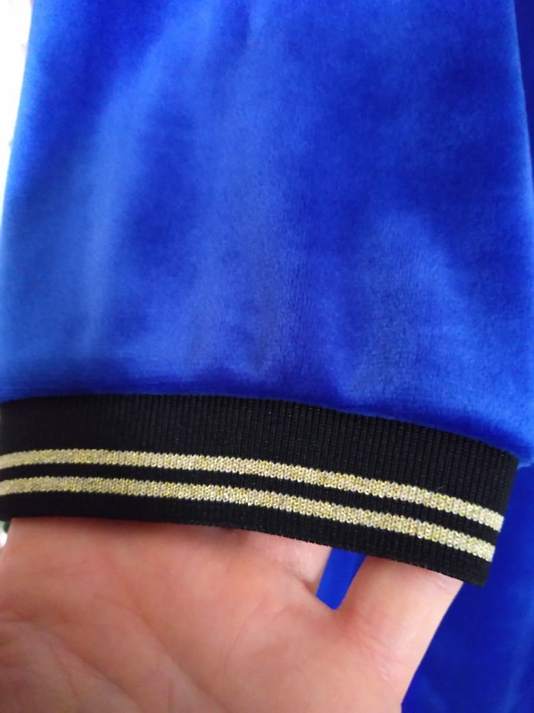 Błękitna sukienka damska rozciągliwa,r.48-50