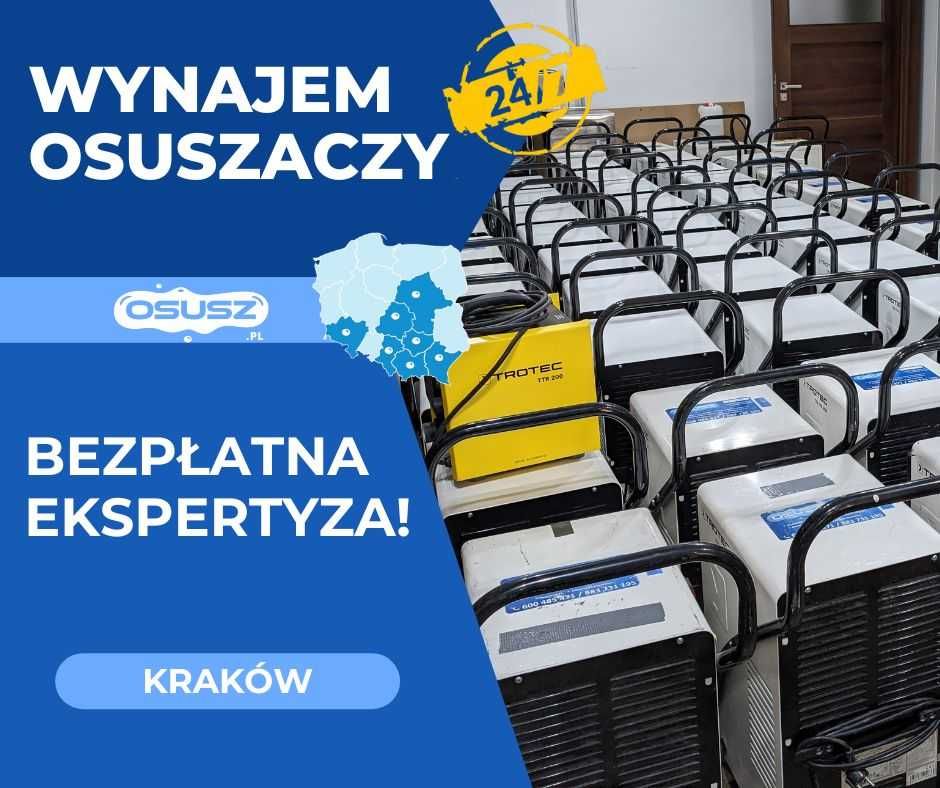 Lokalizacja wycieków, wykrywanie wody, osuszanie budynków po zalaniu