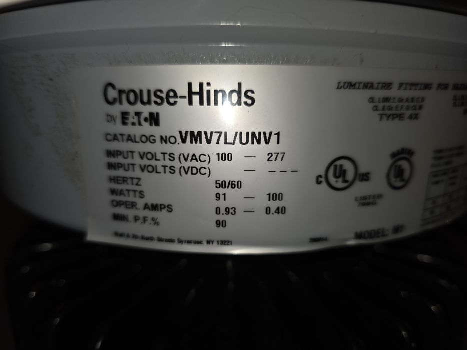 Lampa Eaton VMVL-7-UNV1