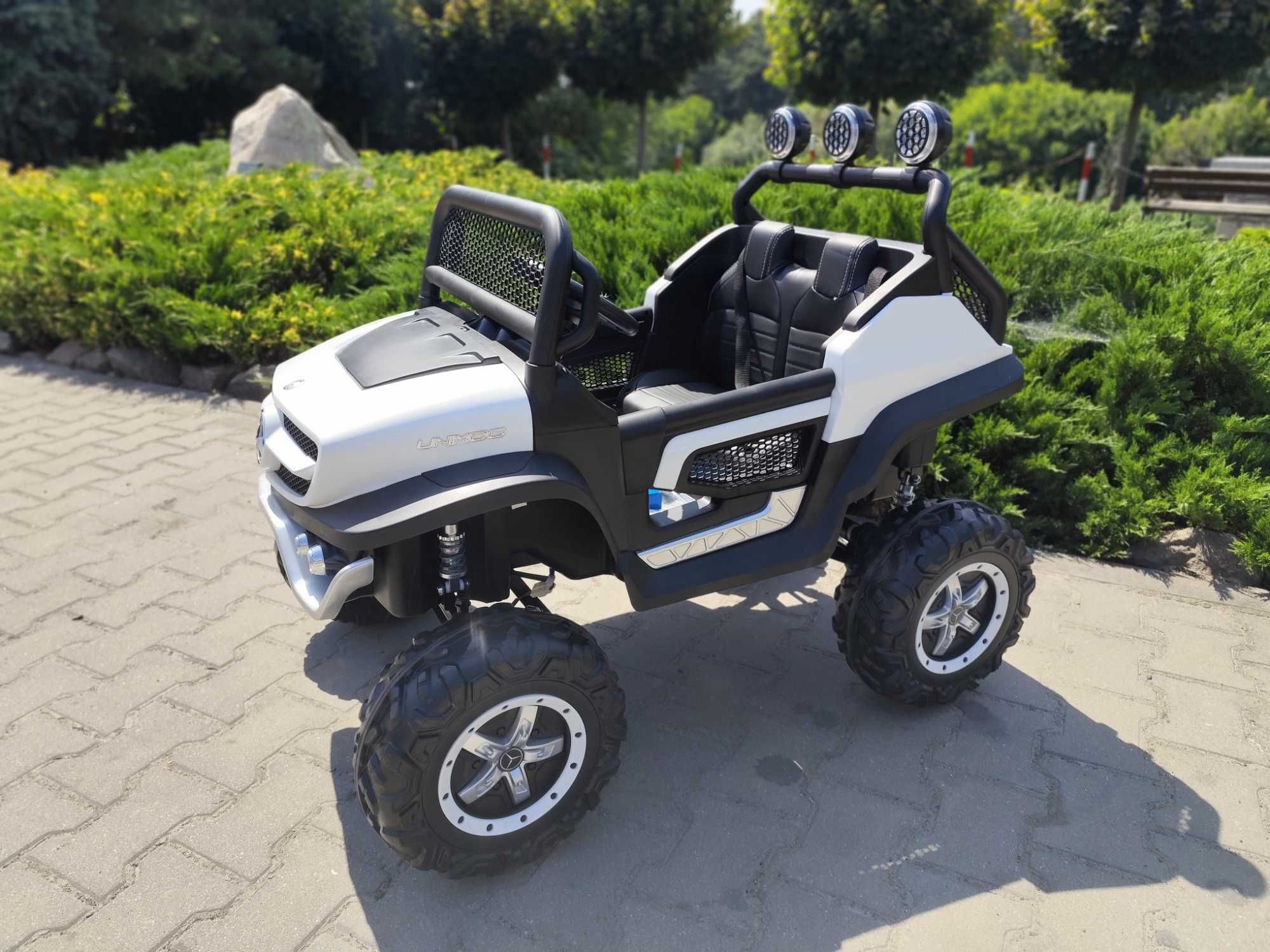 Auto Na Akumulator Mercedes Unimog 4x4 Napęd - Pilot - NOWE