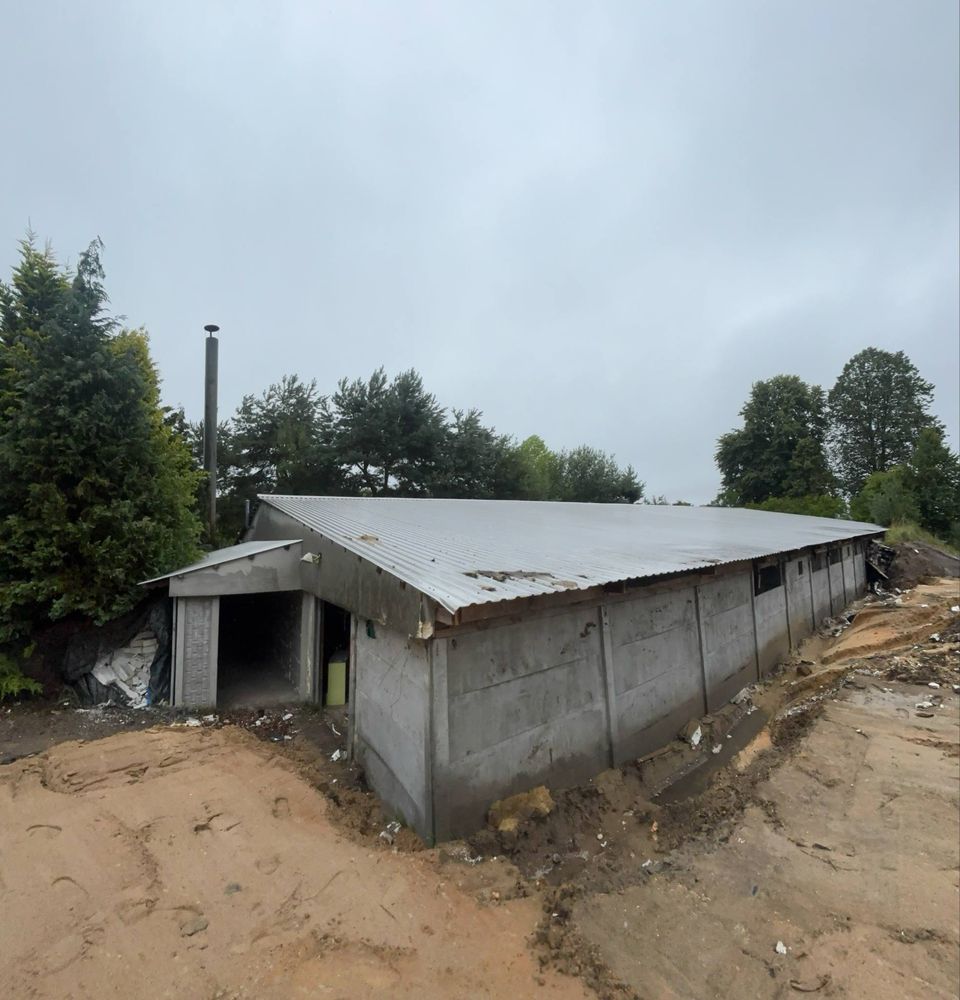 Konstrukcja hali (drewniane bindry-świerk) 18 szt 11m x 1,8m
