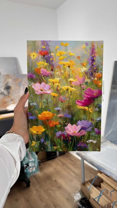 Obraz na płótnie piękne kwiaty 20x30