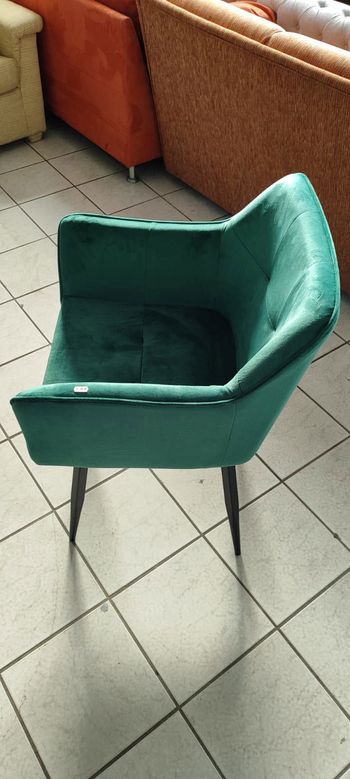 Cadeira Beliani Verde Veludo