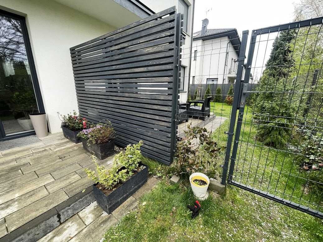 Nowoczesna pergola, taras, zabudowa drewniana, altana, wiata