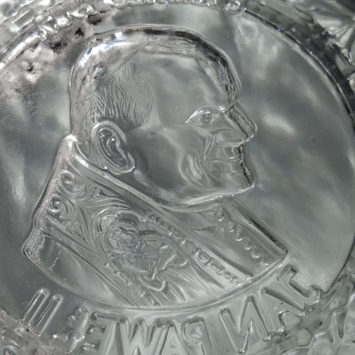 Talerz kryształowy z motywem Papierza