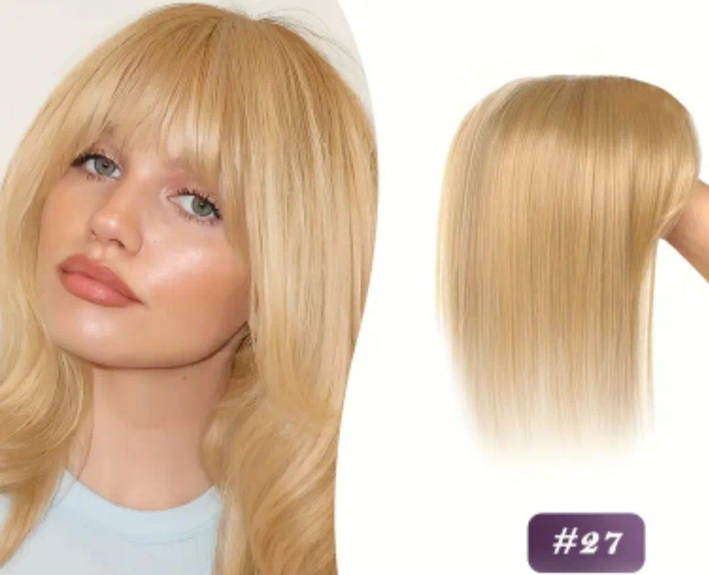 Topper tupet włosy naturalne blond