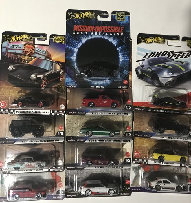 Hot wheels premium bmw, porsche