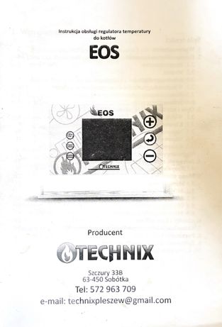 EOS TECHNIX Regulator temperatury do kotłów